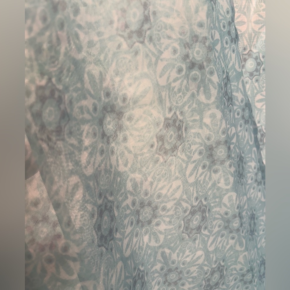 Aqua Flowing Kaftan , Soft And Comfortable One Si… - image 6